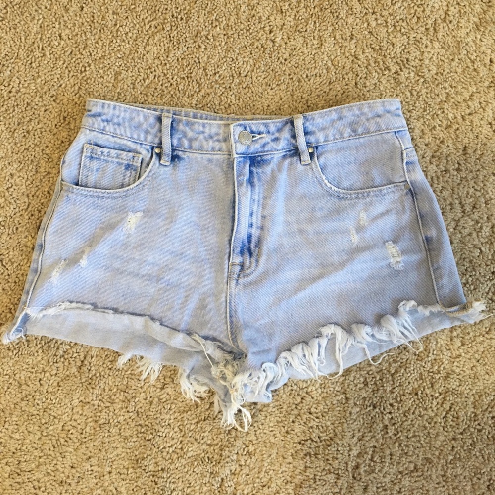 Pac Sun High Waisted Denim Shorts